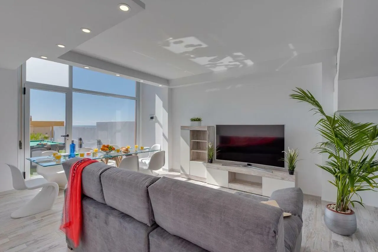 Villas Elena Y Mario Ocean View, Heated Pool, Fast Fiber Caleta De Fuste
