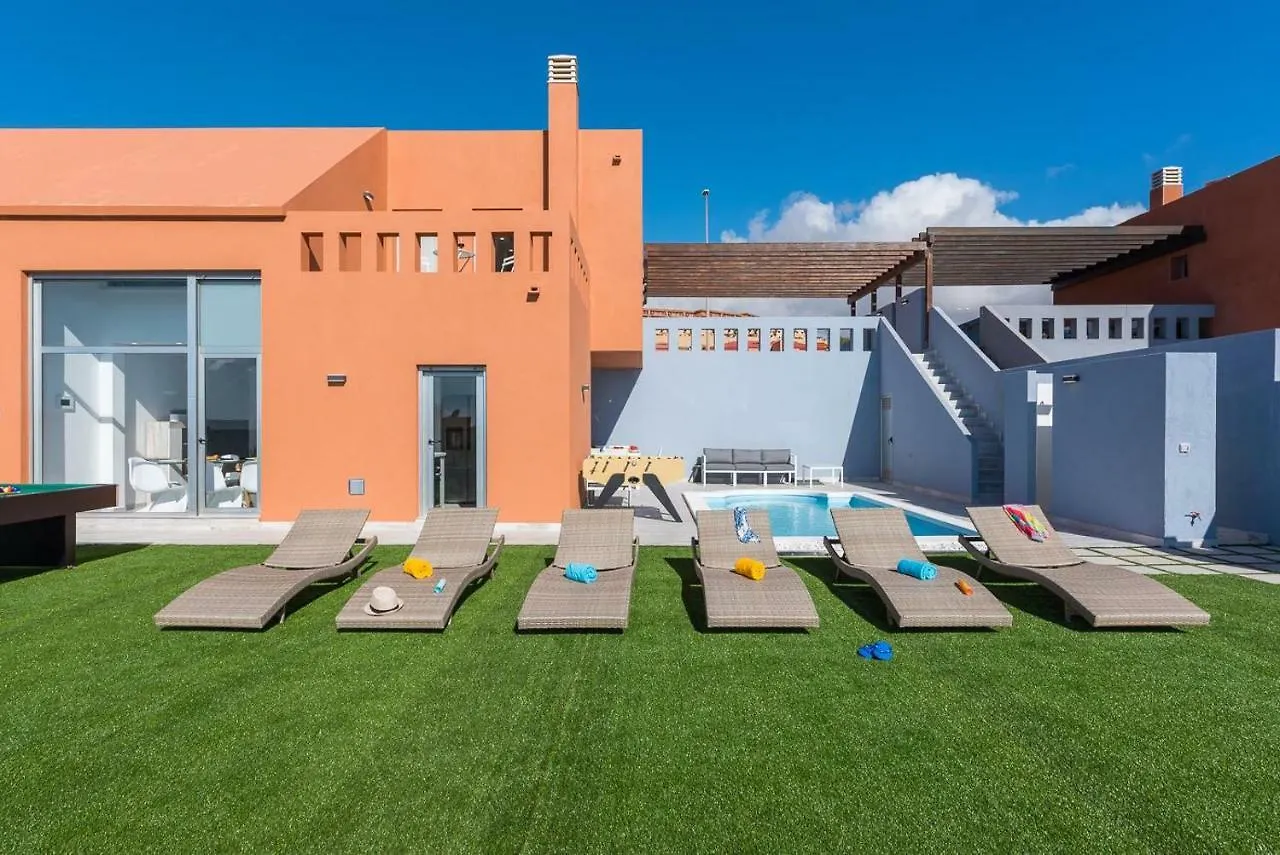 Villas Elena Y Mario Ocean View, Heated Pool, Fast Fiber Caleta De Fuste 0*,